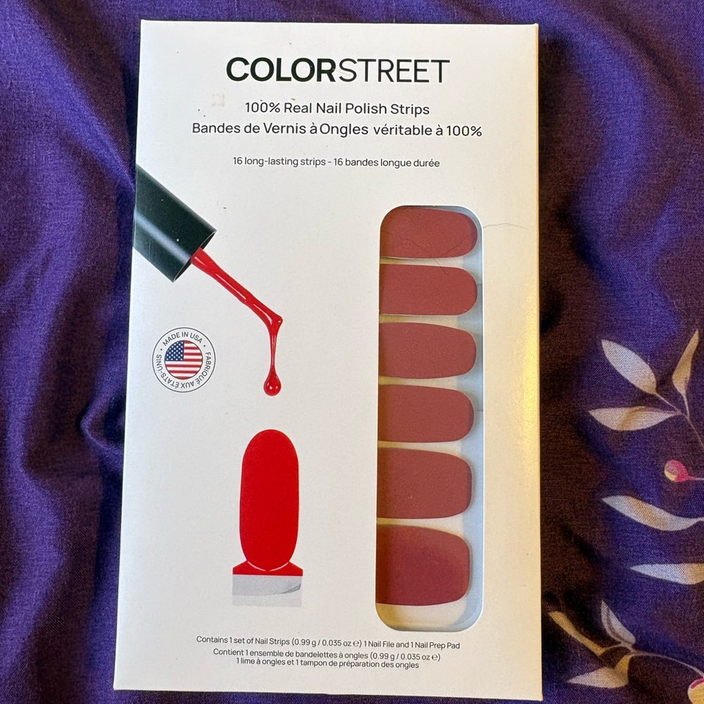 Color Street 'Rosehip' Nail Polish Strips